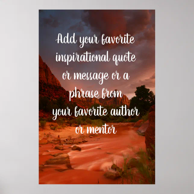 Creating Quotes Poster Create Your Quote Poster | Zazzle