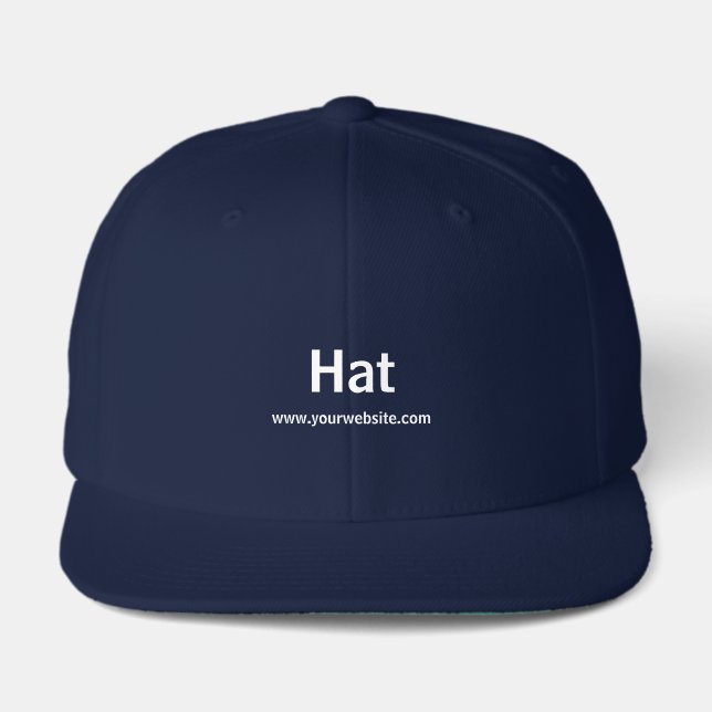 Create Your Simple Promotion Classic Snapback Visor (Front)