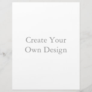 Create Your Size: 8.5" x 11", Paper:recycled,None Letterhead