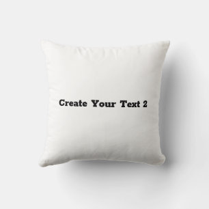 Create Your Text Printed Name decorative Cotton  Throw Pillow