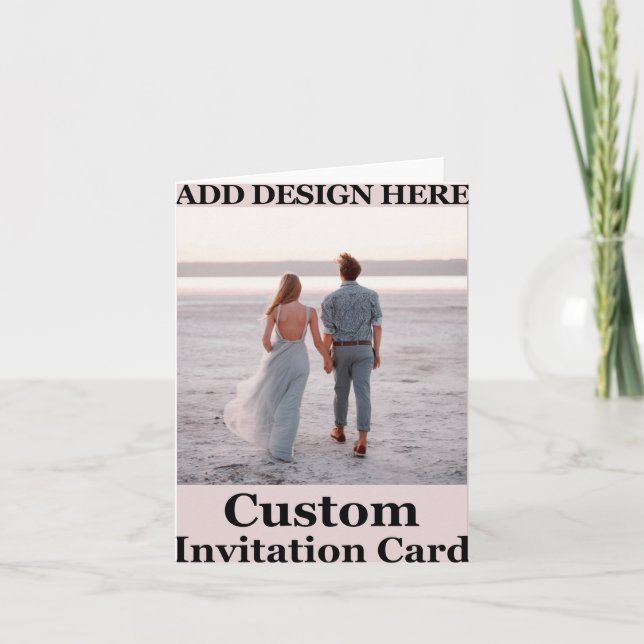 create your unique custom invitation (Front)
