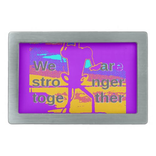  Create Your USA  Hope We Are Stronger Together  Belt Buckle