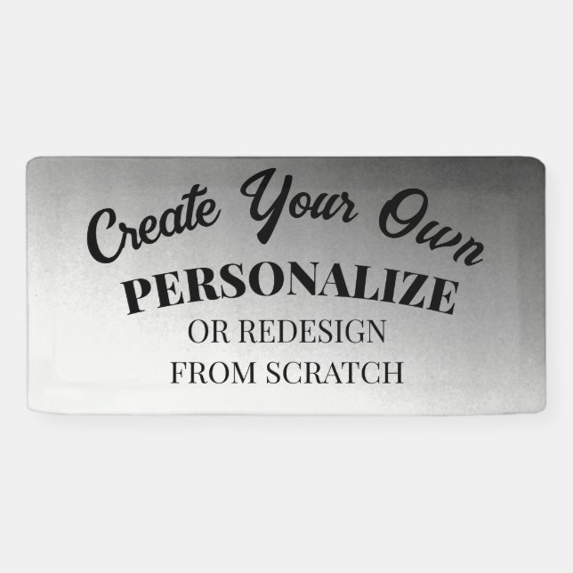 Create Your Very Own Custom Banner (Horizontal)