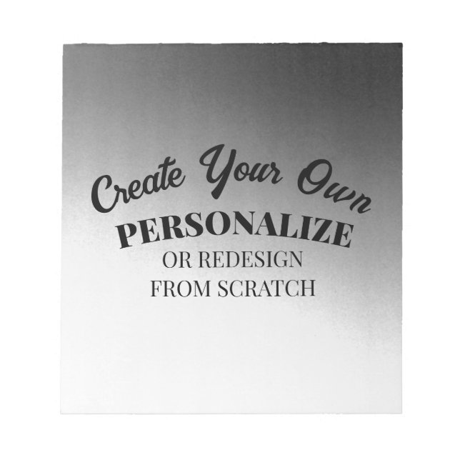 Create Your Very Own Custom Notepad (Front)