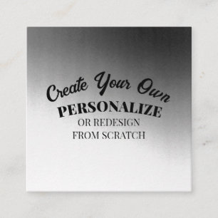 Create Your Very Own Custom Square Business Card