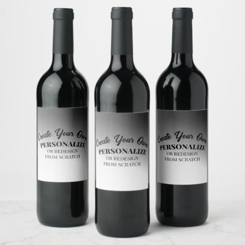 Create Your Very Own Custom Wine Label