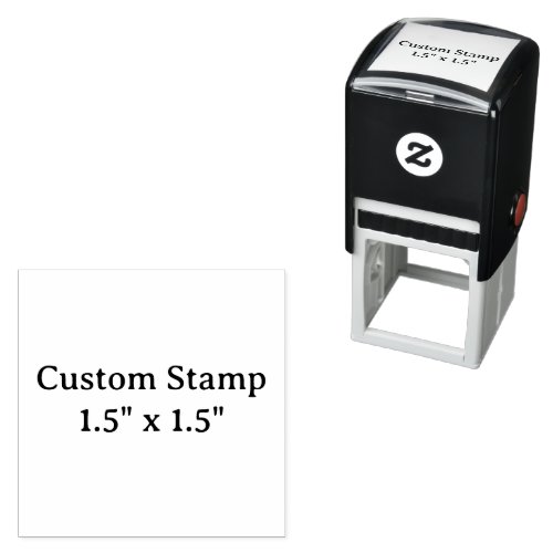 create your won custom 1.5" x 1.5" self-inking stamp