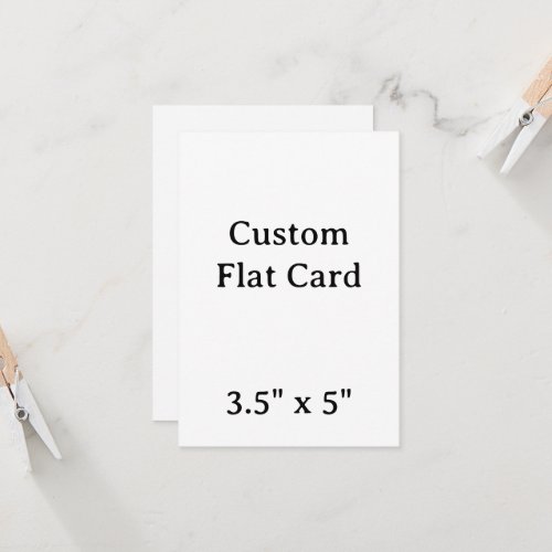 create your won personalise 3.5" x 5"Squared Card
