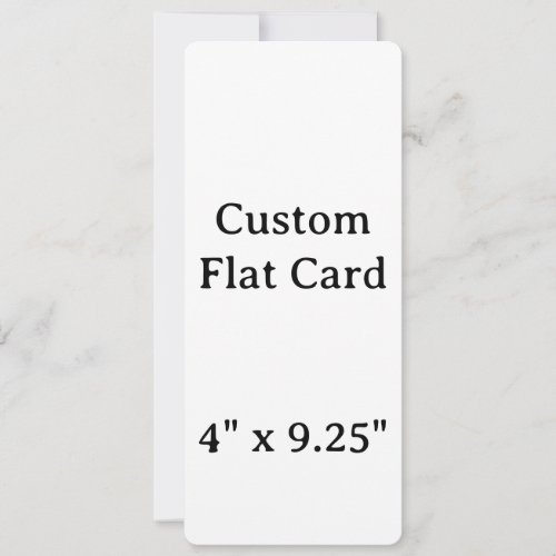 create your won personalise 4" x 9.25" Rounded