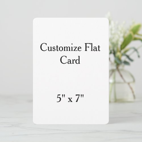 create your won personalise 5" x 7" Rounded