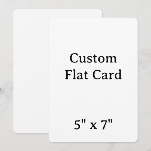 create your won personalise 5" x 7" RoundedCard