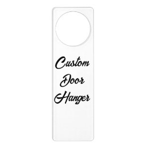 create your won personalise Acrylic  Door Hanger