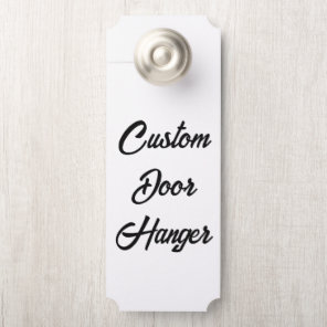 create your won personalise Large Ticket  Door Hanger
