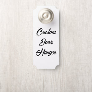 create your won personalise Small Ticket Doorhange Door Hanger