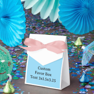 create your won simple Tent 3x1.5x3.25 Favor Boxes