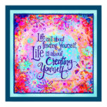 ”Create Yourself” Inspirivity Poster ”Create Yourself” Inspirivity Poster