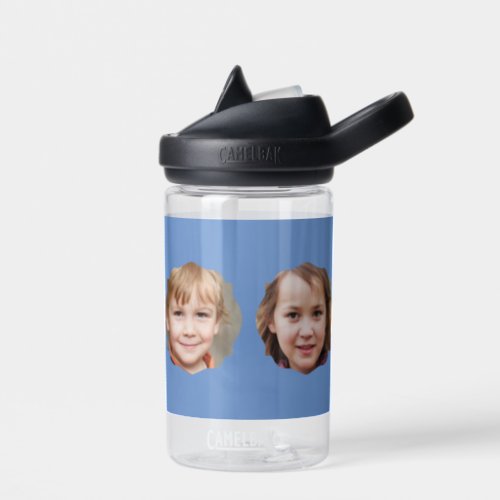 Create Yyour Own 4 Family Photo Collage  Water Bottle