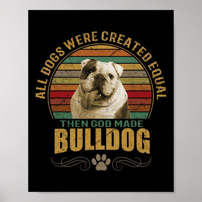 Created Bulldog  Poster (Front)