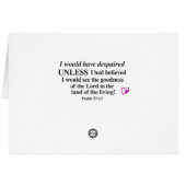 Created by Him Cards (Back Horizontal)
