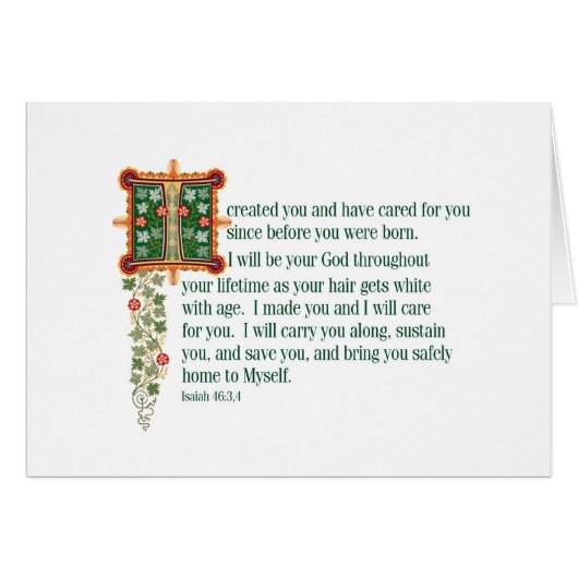 Created by Him Cards (Front Horizontal)