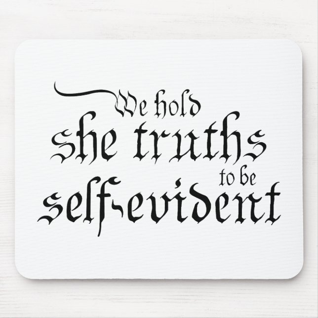 Created Equal mouse pad (Front)