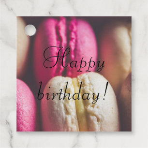 Created for you, elegant, photo, greeting, persona favor tags