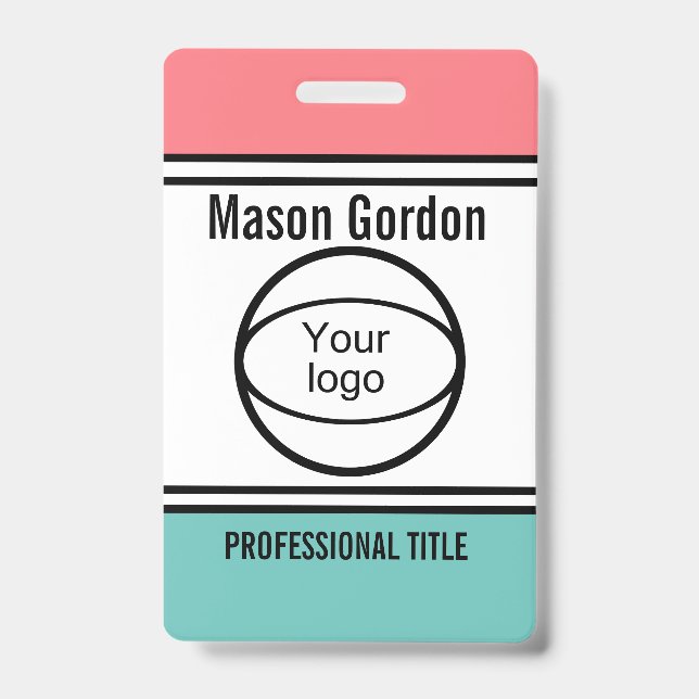 Created for you, stylish badge (Front)