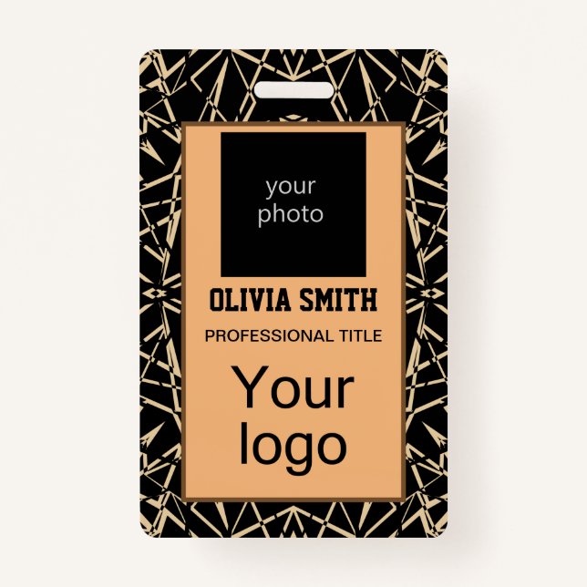 Created for you, stylish badge (Front)