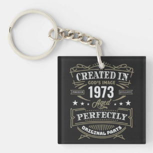 Created In God's Image Customized Keychain