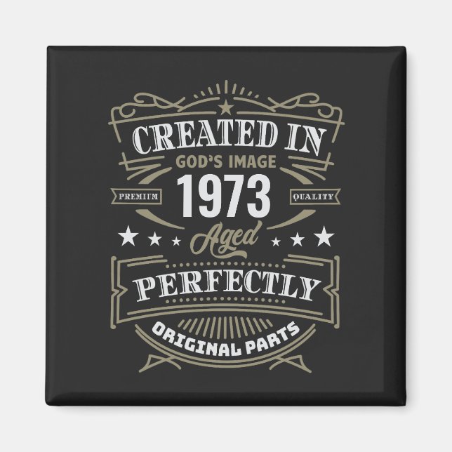 Created In God's Image Customized Magnet (Front)