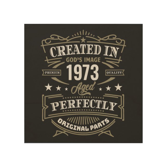 Created In God's Image Customized Wood Wall Art (Front)