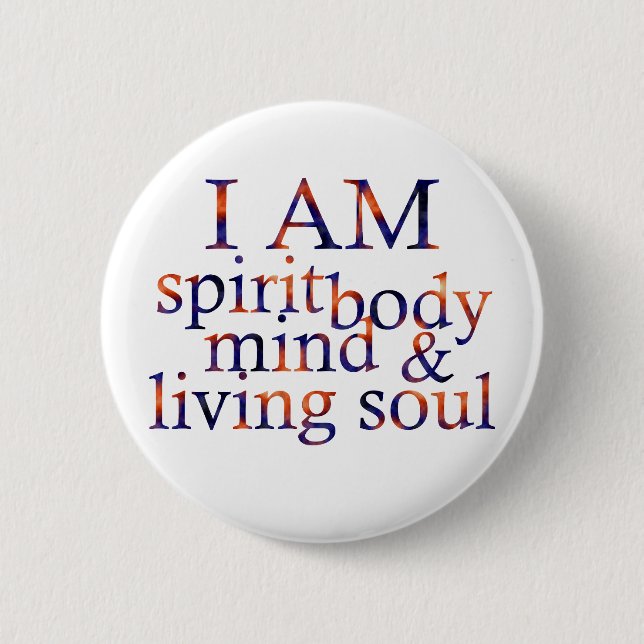 Created in His Image Eng Button (Front)