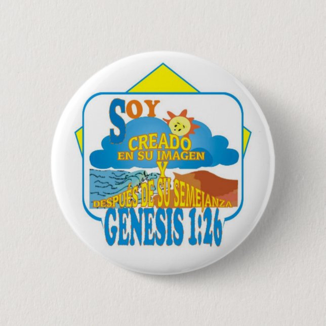 Created in His Image Esp Button (Front)