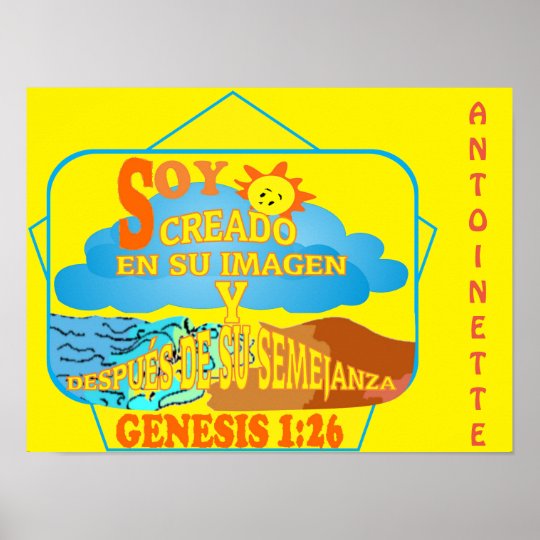 Created in Their Image Esp Poster
