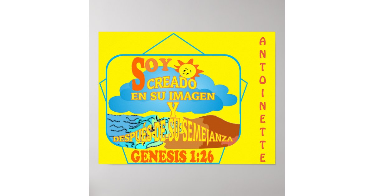 Created in Their Image Esp Poster