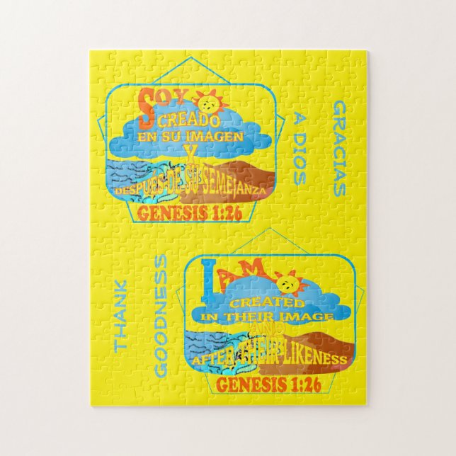 Created in Their Image - Oversized Pieces Jigsaw P Jigsaw Puzzle (Vertical)