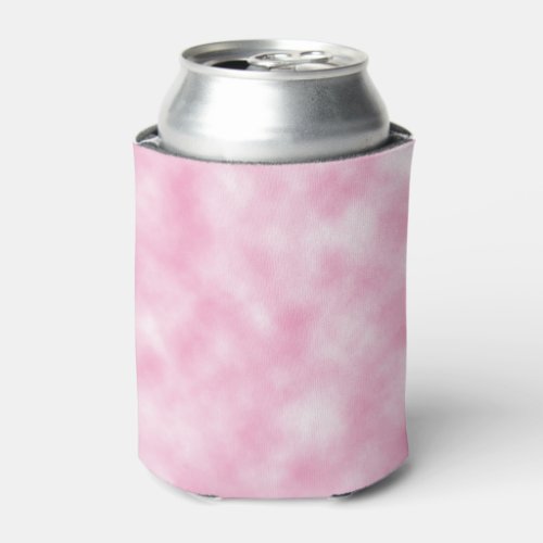 Created Pink and White Clouds Abstract Pattern Can Cooler