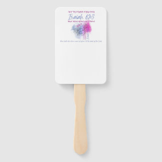 Created to be God's Crown (Isaiah 62:3) Hand Fans