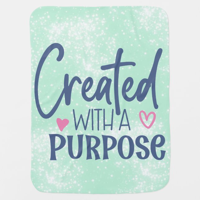 Created With A Purpose Baby Blanket (Front)