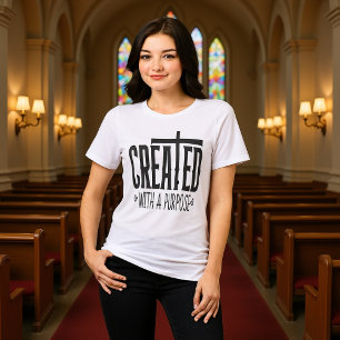 Created With A Purpose Christian Identity Tee