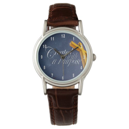 Created with a purpose Christian saying  Watch