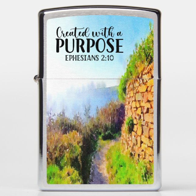 Created with a Purpose Ephesians Lighter (Front)