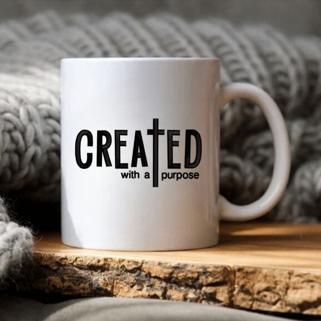 Created with a Purpose Mug-Cross Coffee Mug (Creator Uploaded)