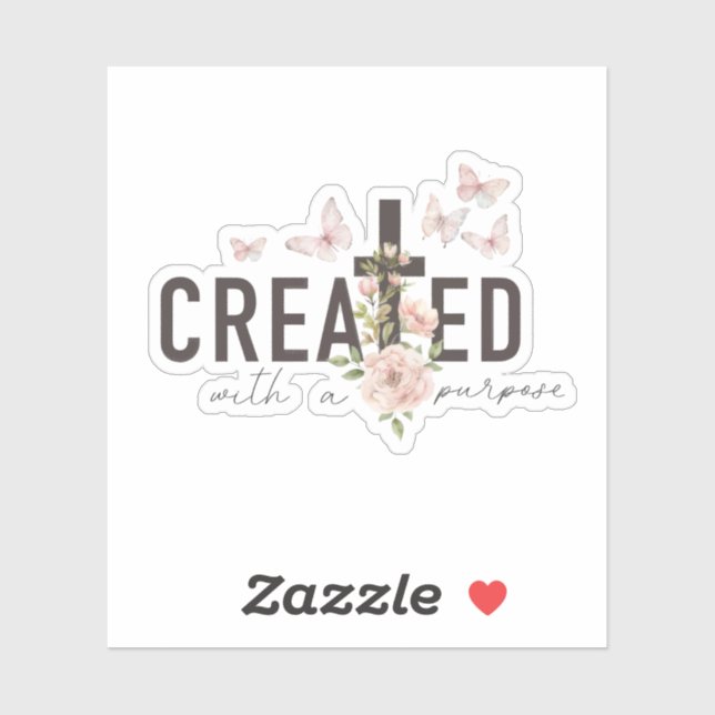 Created with a purpose sticker (Sheet)