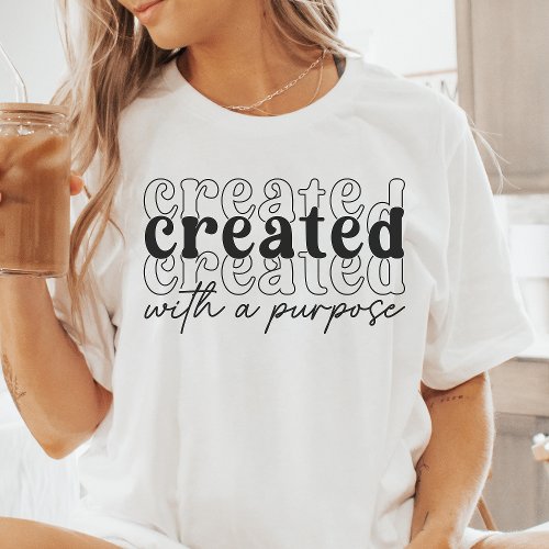 Created With A Purpose Tri-Blend Shirt