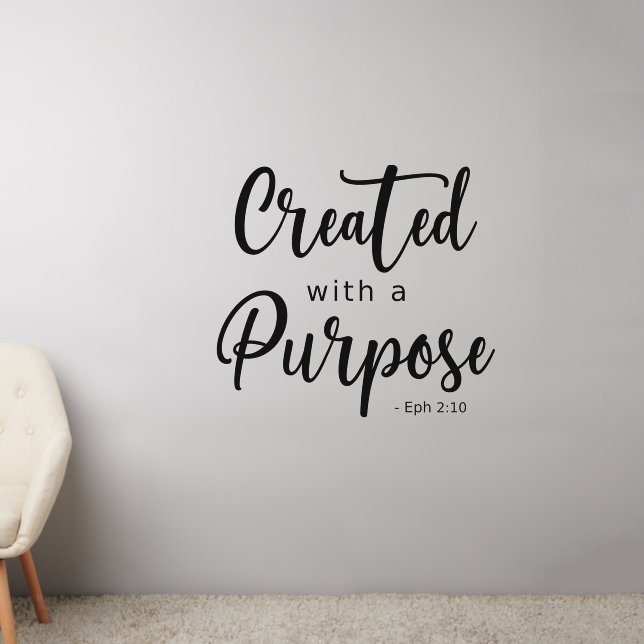 Created With A Purpose Wall Decal (Living Room 2)