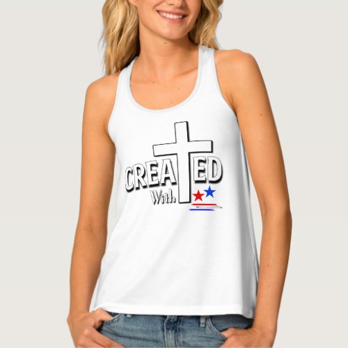 Created with the United States Happy 4th Of July Tank Top