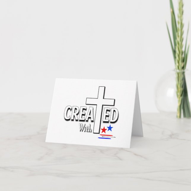 Created with the United States Happy 4th Of July Thank You Card (Front)