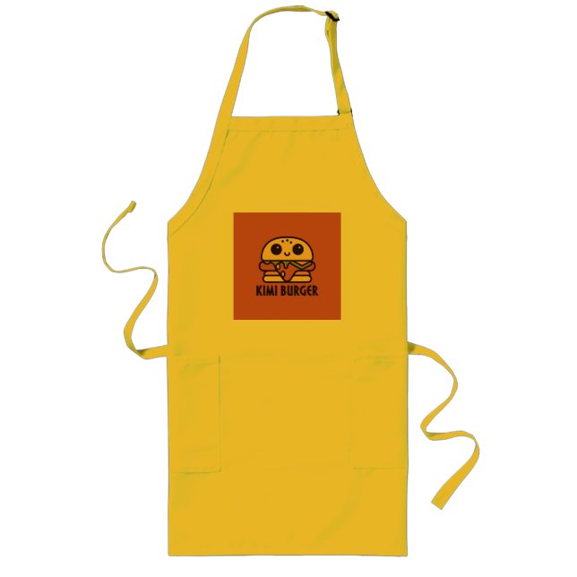 Creating a logo concept for "Inferno Guardian: A K Long Apron (Front)