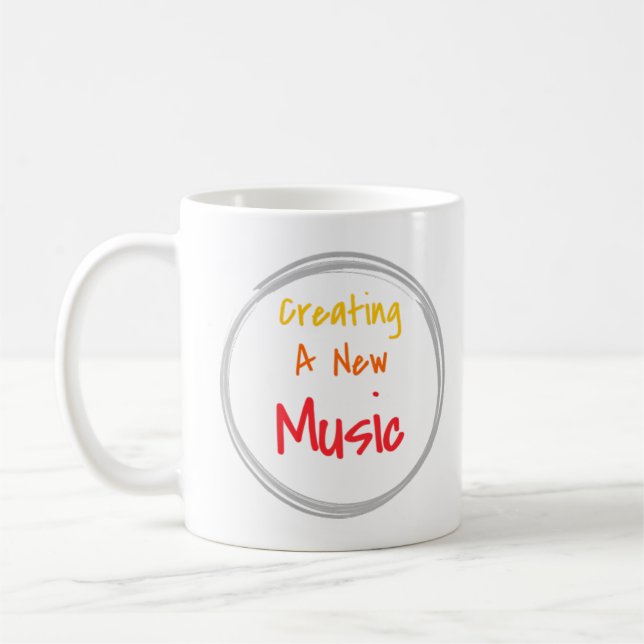 Creating a New Music Coffee Mug (Left)
